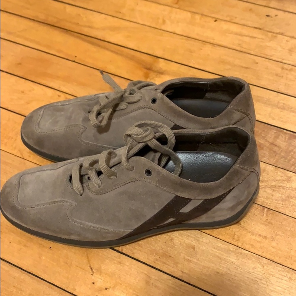 Hogan Suede Logo Sneakers